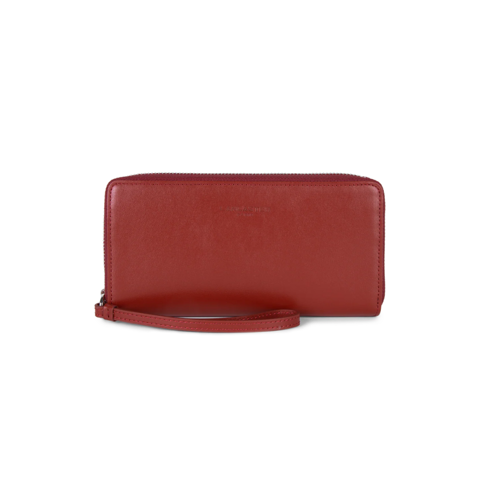 Portefeuille Compagnon Carmin-Lancaster-Petite Maroquinerie-Maroquinerie Fortunas-Mouscron