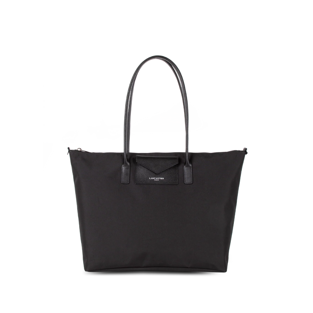 Cabas Shopper L Noir-Lancaster-Sacs-Maroquinerie Fortunas-Mouscron