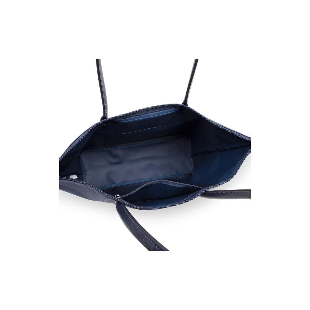 Cabas Shopper L Bleu-Lancaster-Sacs-Maroquinerie Fortunas-Mouscron