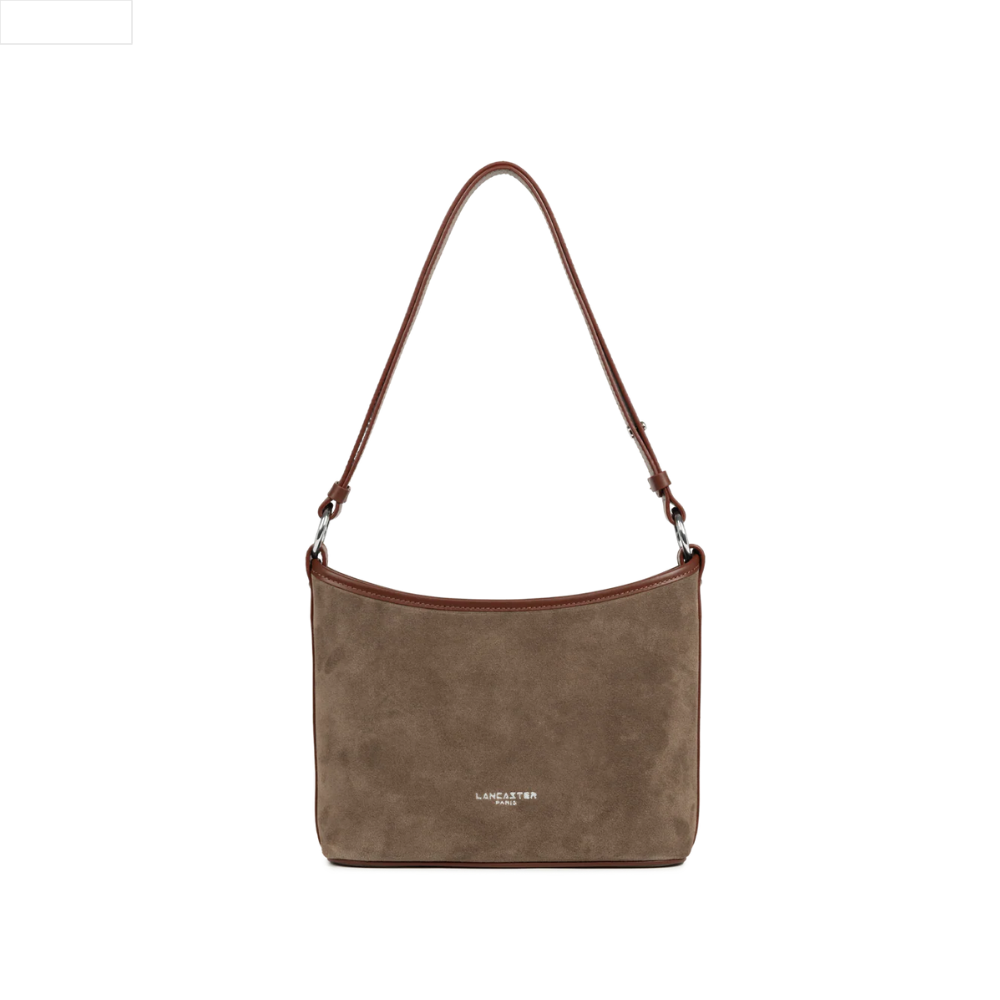 Suède Bucket Châtaigne-Lancaster-Sacs-Maroquinerie Fortunas-Mouscron