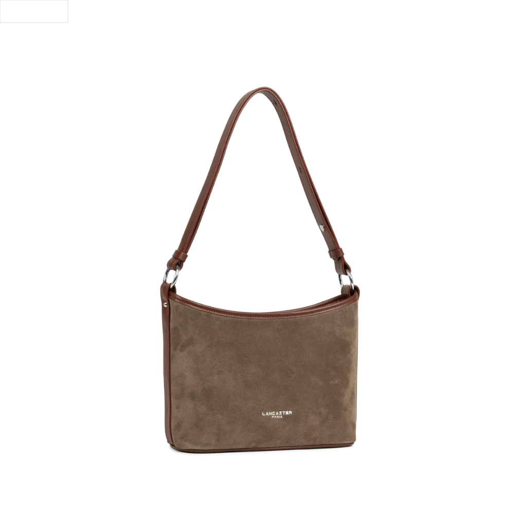 Suède Bucket Châtaigne-Lancaster-Sacs-Maroquinerie Fortunas-Mouscron