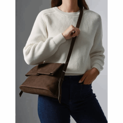 Cavalier Crossbody Choco-Etrier-Sacs-Maroquinerie Fortunas-Mouscron