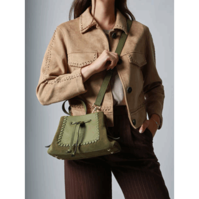 Brumby S Handle Olive-Etrier-Sacs-Maroquinerie Fortunas-Mouscron