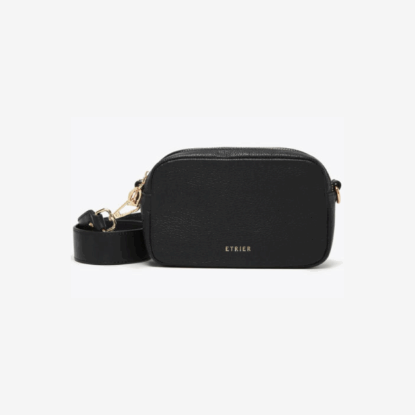 Tradition Mini Camera Noir-Etrier-Sacs-Maroquinerie Fortunas-Mouscron