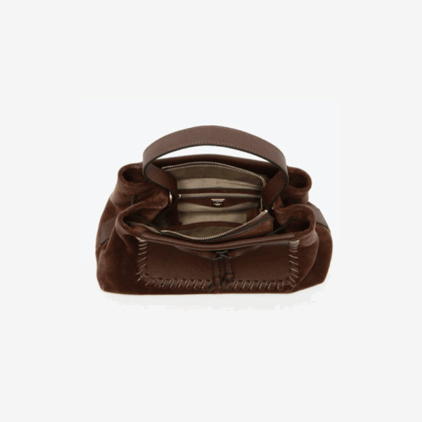 Brumby M Handle Choco-Etrier-Sacs-Maroquinerie Fortunas-Mouscron