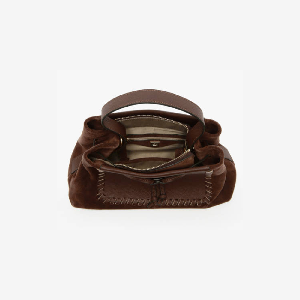 Brumby M Handle Choco-Etrier-Sacs-Maroquinerie Fortunas-Mouscron Brumby M Handle Choco-Etrier-Sacs-Maroquinerie Fortunas-Mouscron