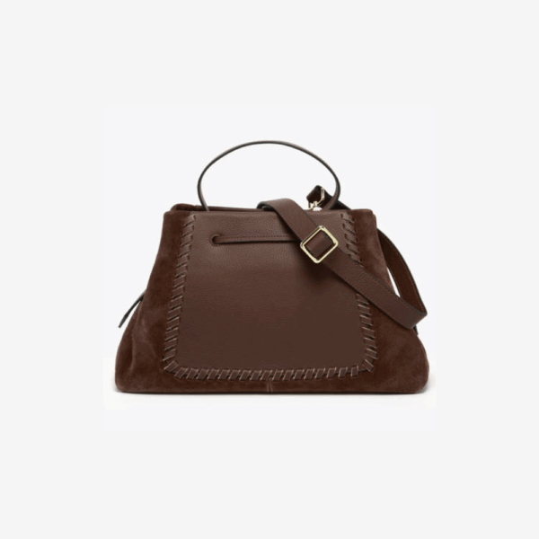 Brumby M Handle Choco-Etrier-Sacs-Maroquinerie Fortunas-Mouscron