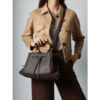 Brumby M Handle Choco-Etrier-Sacs-Maroquinerie Fortunas-Mouscron