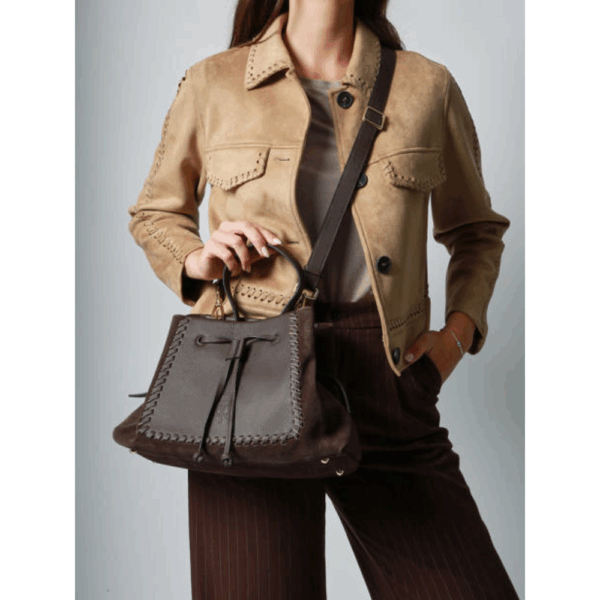 Brumby M Handle Choco-Etrier-Sacs-Maroquinerie Fortunas-Mouscron