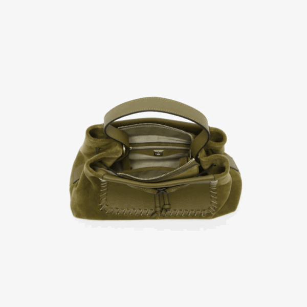 Brumby M Handle Olive-Etrier-Sacs-Maroquinerie Fortunas-Mouscron