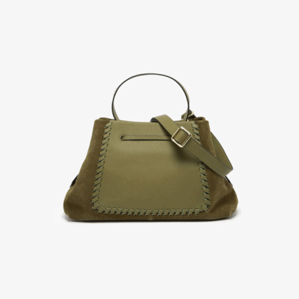 Brumby M Handle Olive-Etrier-Sacs-Maroquinerie Fortunas-Mouscron