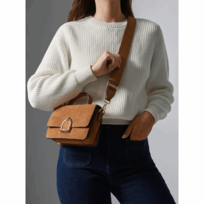 Altesse S Suede Camel-Etrier-Sacs-Maroquinerie Fortunas-Mouscron