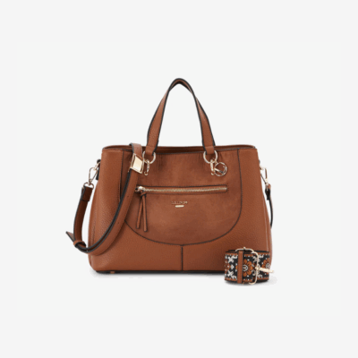 Raven Shopper Cognac-Lollipops-Sacs-Maroquinerie Fortunas-Mouscron