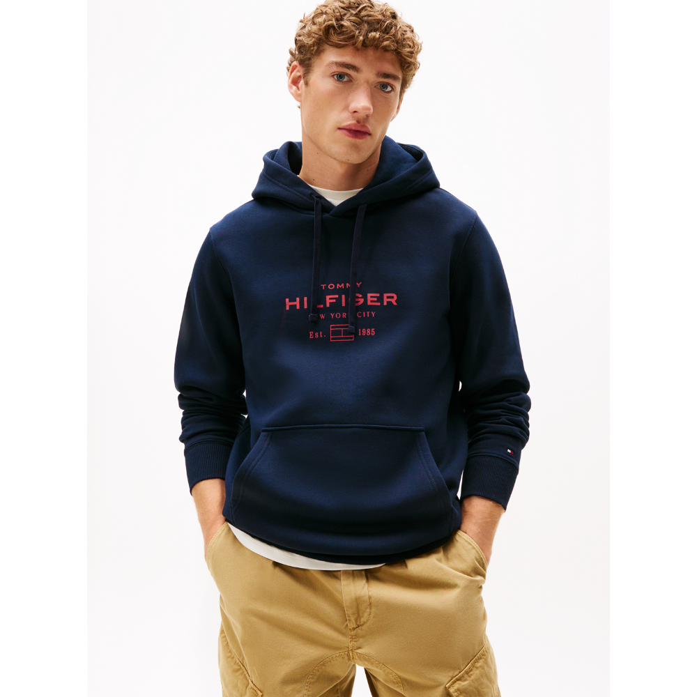 Sweat Oval Blue-Tommy Hilfiger-Vêtements-Maroquinerie Fortunas-Mouscron