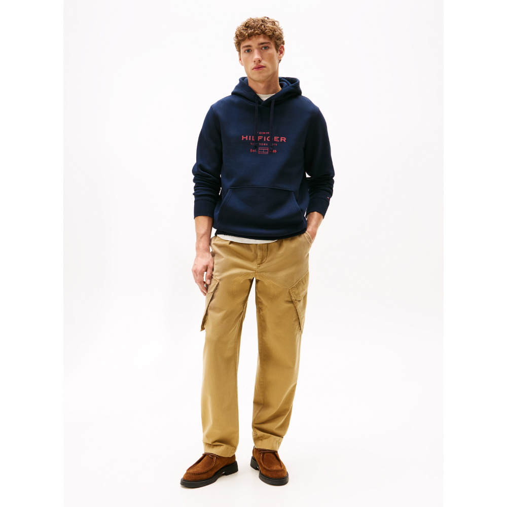 Sweat Oval Blue-Tommy Hilfiger-Vêtements-Maroquinerie Fortunas-Mouscron