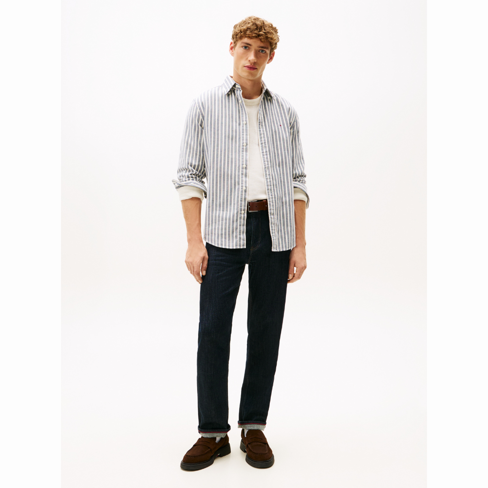 Chemise Flannel Stripe-Tommy Hilfiger-Vêtements-Maroquinerie Fortunas-Mouscron Chemise Flannel Stripe-Tommy Hilfiger-Vêtements-Maroquinerie Fortunas-Mouscron