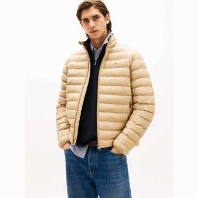 Doudoune Camel-Tommy Hilfiger-Vêtements-Maroquinerie Fortunas-Mouscron