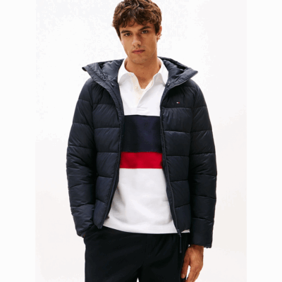 Doudoune Logo Blue-Tommy Hilfiger-Vêtements-Maroquinerie Fortunas-Mouscron