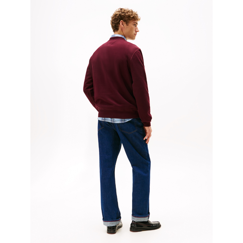 Sweat Burgundy-Tommy Hilfiger-Vêtements-Maroquinerie Fortunas-Mouscron