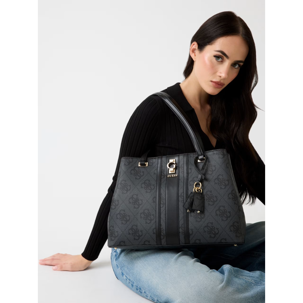Erenia Tote Coal Logo-Guess-Sacs-Maroquinerie Fortunas-Mouscron Erenia Tote Coal Logo-Guess-Sacs-Maroquinerie Fortunas-Mouscron