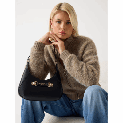 Minima Shoulder Black-Guess-Sacs-Maroquinerie Fortunas-Mouscron