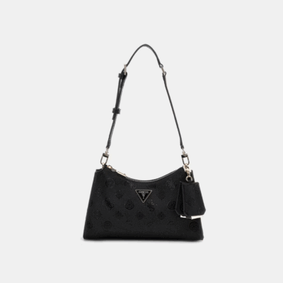 Cresidia Shoulder Black-Guess-Sacs-Maroquinerie Fortunas-Mouscron