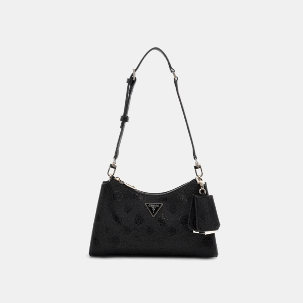 Cresidia Shoulder Black-Guess-Sacs-Maroquinerie Fortunas-Mouscron