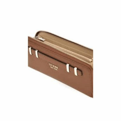 Portefeuille Gregoria L Cognac-Guess-Petite Maroquinerie-Maroquinerie Fortunas-Mouscron
