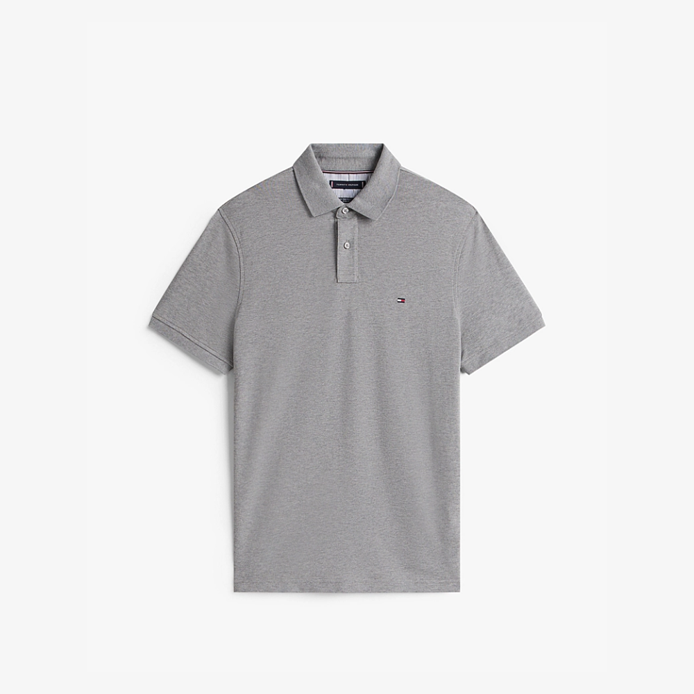 Polo Grey-Tommy Hilfiger-Vêtements & Co.-Maroquinerie Fortunas-Mouscron