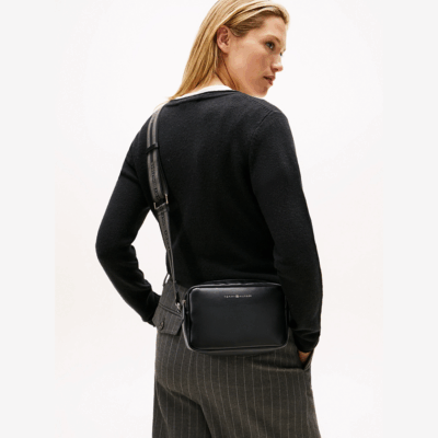 Camera Logotape Black-Tommy Hilfiger-Sacs-Maroquinerie Fortunas-Mouscron