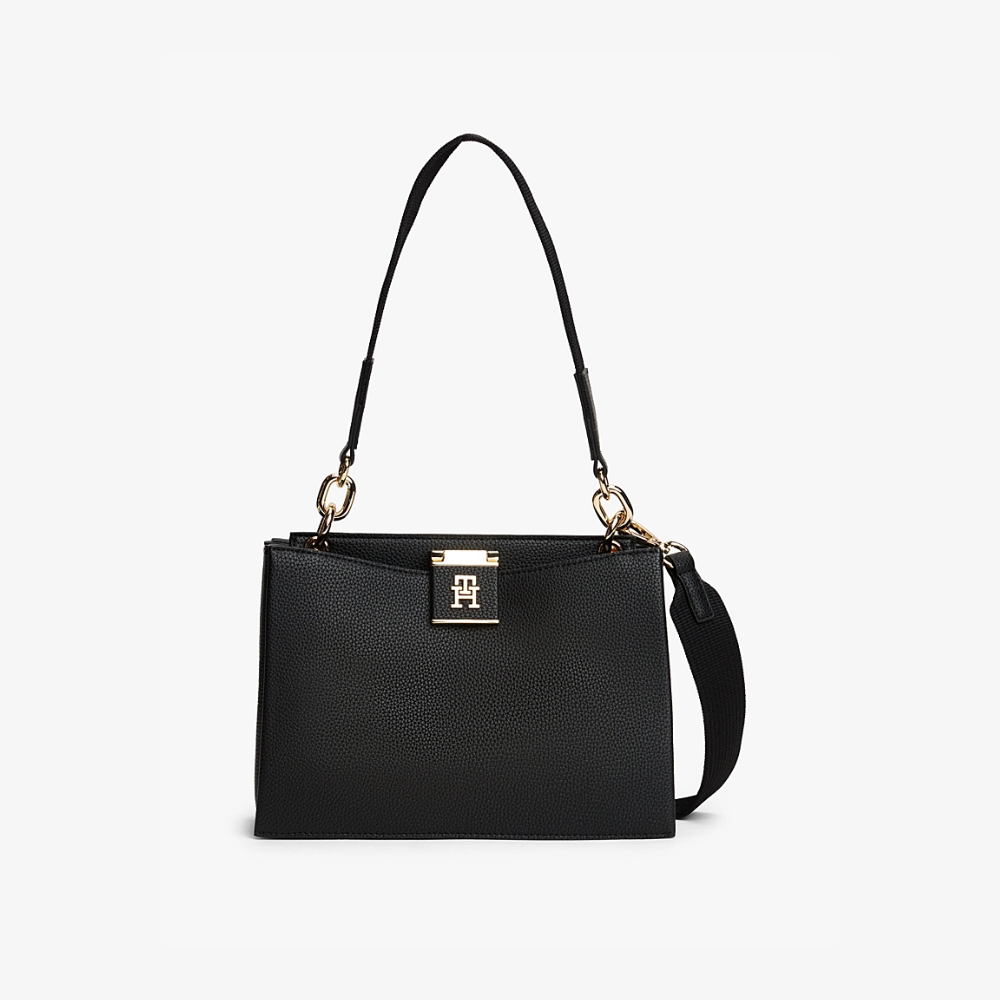 Satchel Her Black-Tommy Hilfiger-Sacs-Maroquinerie Fortunas-Mouscron