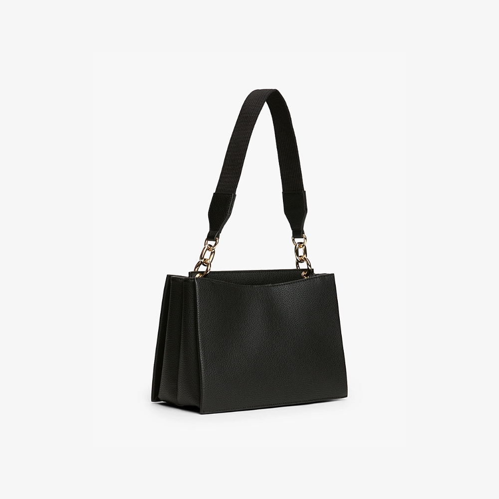 Satchel Her Black-Tommy Hilfiger-Sacs-Maroquinerie Fortunas-Mouscron