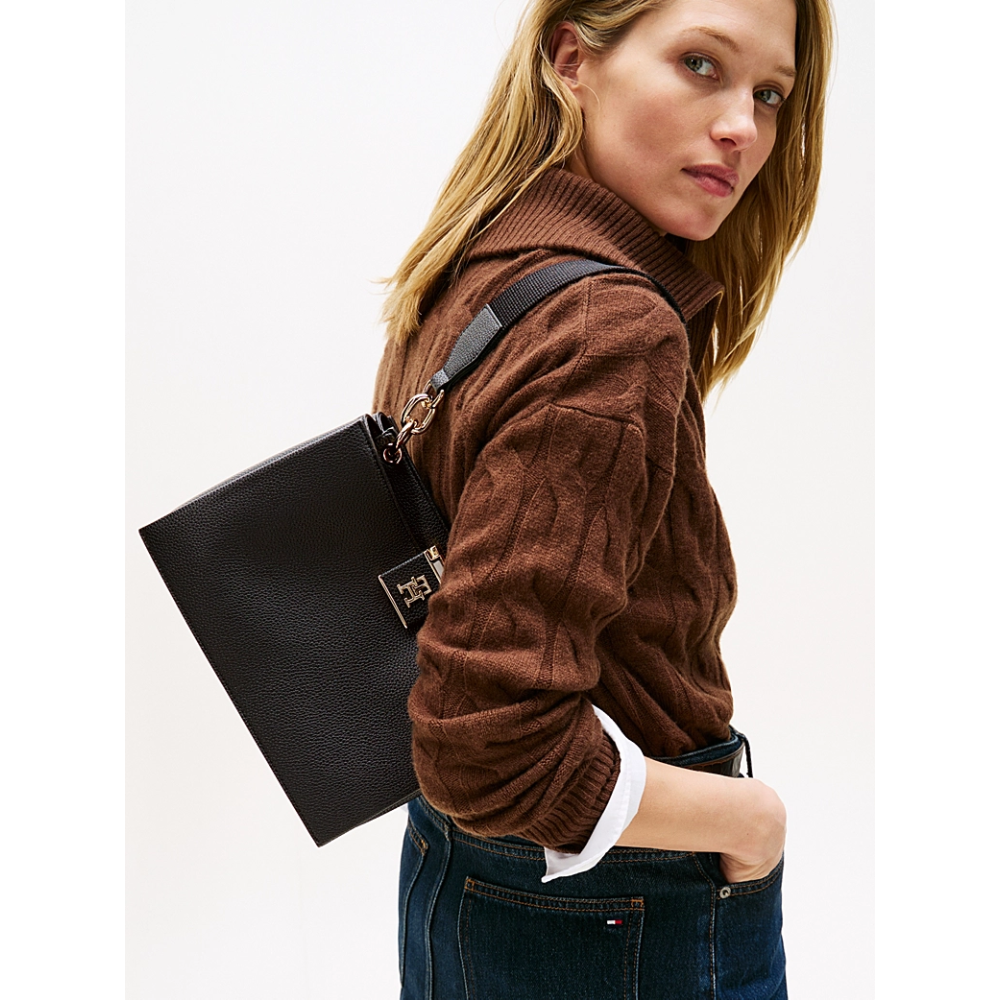 Satchel Her Black-Tommy Hilfiger-Sacs-Maroquinerie Fortunas-Mouscron