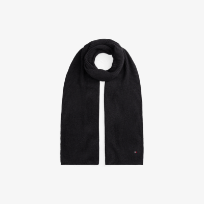 Echarpe Pima Charcoal-Tommy Hilfiger-Vêtements & Co.-Maroquinerie Fortunas-Mouscron