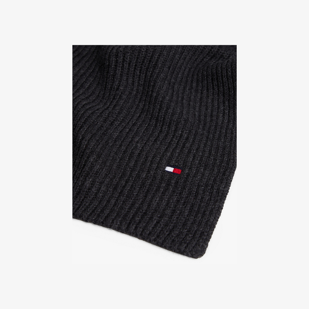 Echarpe Pima Charcoal-Tommy Hilfiger-Vêtements & Co.-Maroquinerie Fortunas-Mouscron