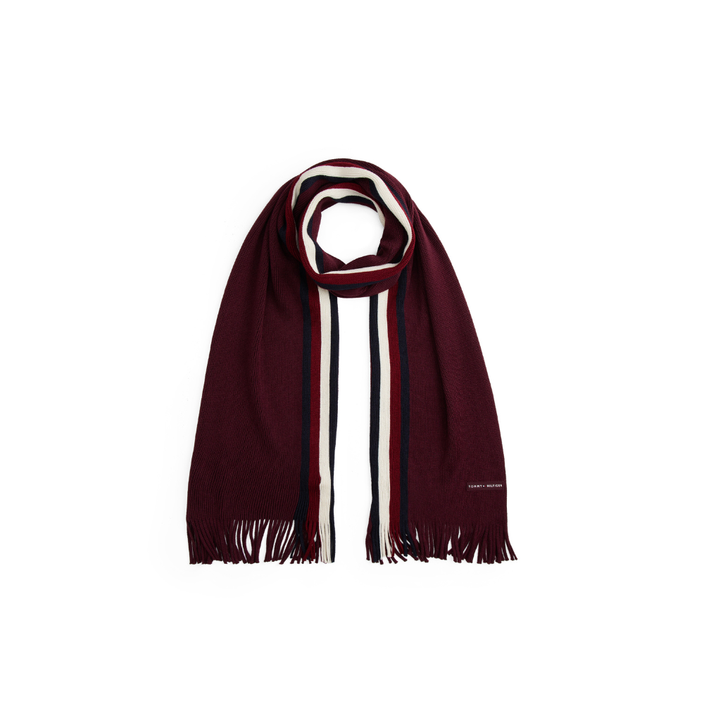 Echarpe Burgundy-Tommy Hilfiger-Vêtements & Co.-Maroquinerie Fortunas-Mouscron