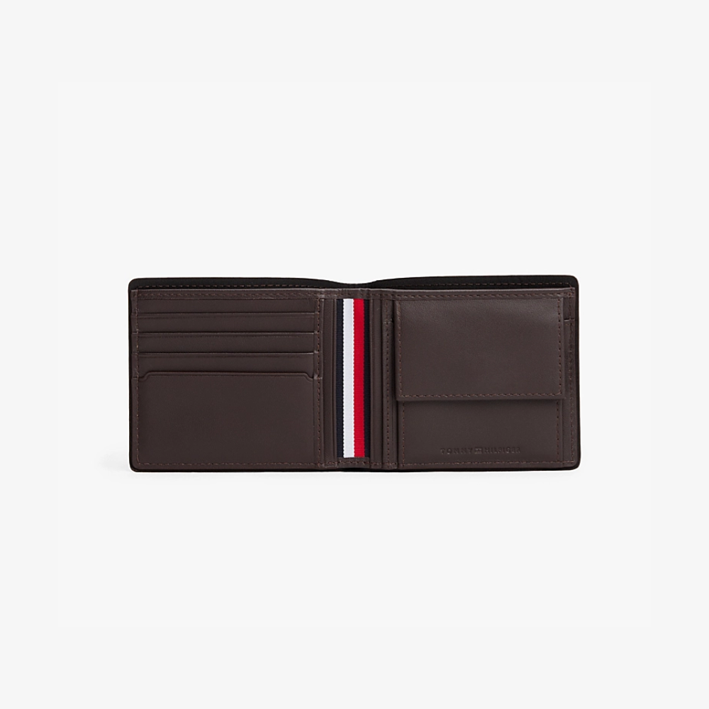 Portefeuille Coffee-Tommy Hilfiger-Petite Maroquinerie-Maroquinerie Fortunas-Mouscron Portefeuille Coffee-Tommy Hilfiger-Petite Maroquinerie-Maroquinerie Fortunas-Mouscron
