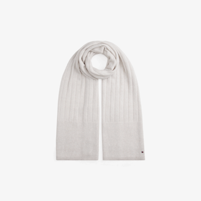 Echarpe Fluffy Grey-Tommy Hilfiger-Accessoires de mode-Maroquinerie Fortunas-Mouscron