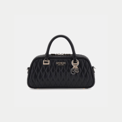 Valla Satchel Black-Guess-Sac-Maroquinerie Fortunas-Mouscron