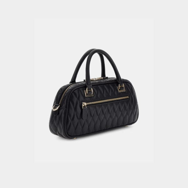 Valla Satchel Black-Guess-Sac-Maroquinerie Fortunas-Mouscron