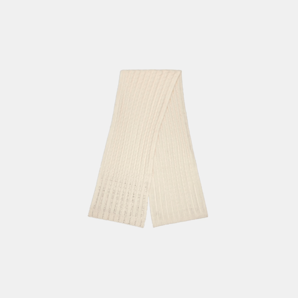 Echarpe Knitted White-Guess-Accessoire de mode-Maroquinerie Fortunas-Mouscron