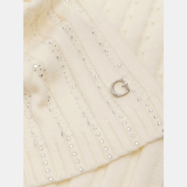 Echarpe Knitted White-Guess-Accessoire de mode-Maroquinerie Fortunas-Mouscron