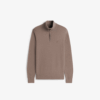 Pull Zip Taupe-Tommy Hilfiger-Vêtements & Co.-Maroquinerie Fortunas-Mouscron Pull Zip Taupe-Tommy Hilfiger-Vêtements & Co.-Maroquinerie Fortunas-Mouscron