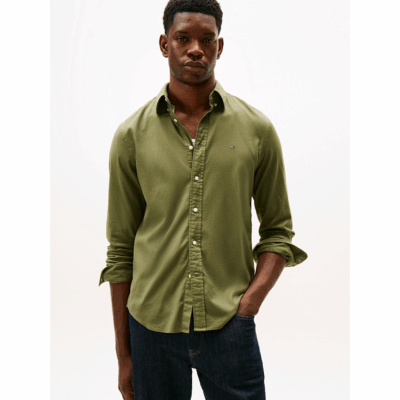 Chemise Flannel Green-Tommy Hilfiger-Vêtements & Co.-Maroquinerie Fortunas-Mouscron