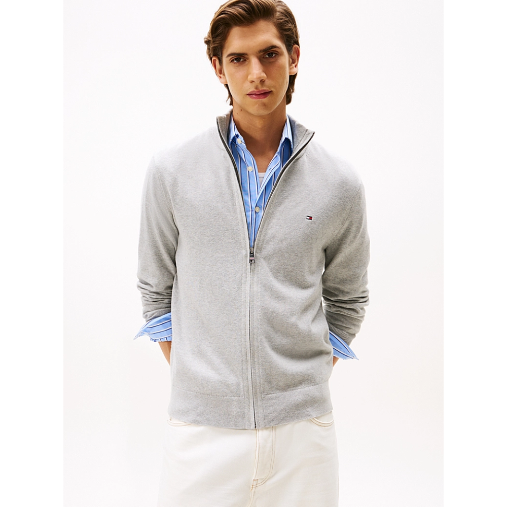 Gilet Zip Grey-Tommy Hilfiger-Vêtements & Co.-Maroquinerie Fortunas-Mouscron Gilet Zip Grey-Tommy Hilfiger-Vêtements & Co.-Maroquinerie Fortunas-Mouscron