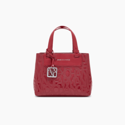 Handle Logo Patent Red-Armani-Sac-Maroquinerie Fortunas-Mouscron