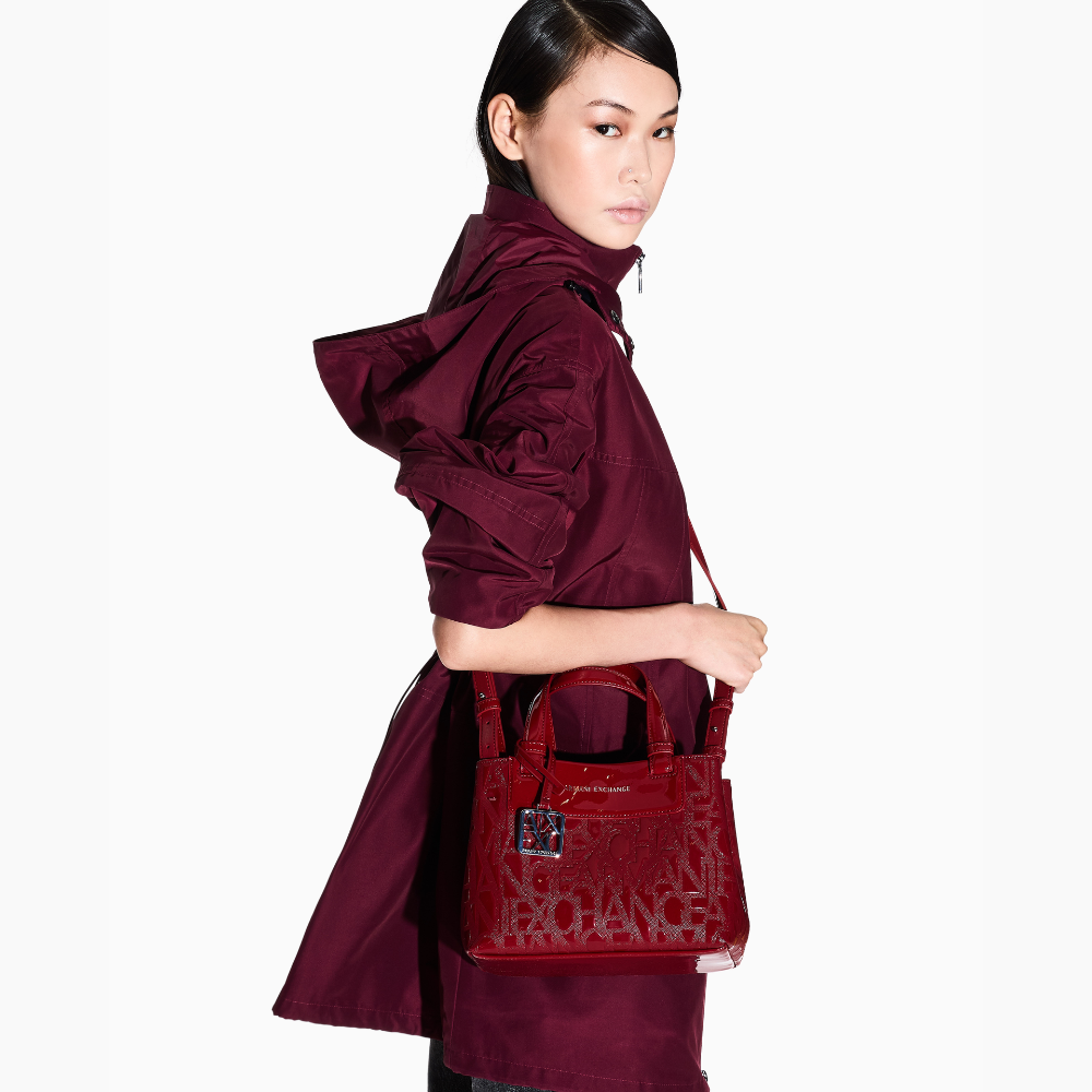 Handle Logo Patent Red-Armani-Sac-Maroquinerie Fortunas-Mouscron Handle Logo Patent Red-Armani-Sac-Maroquinerie Fortunas-Mouscron