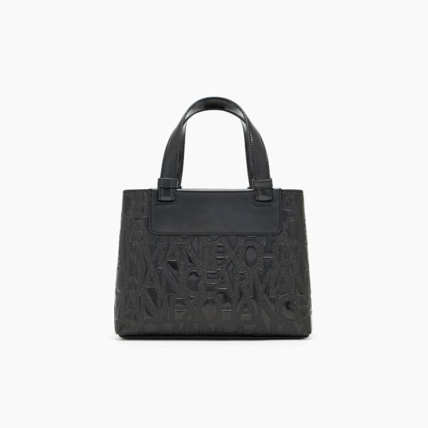 Handle Logo Patent Black-Armani-Sac-Maroquinerie Fortunas-Mouscron