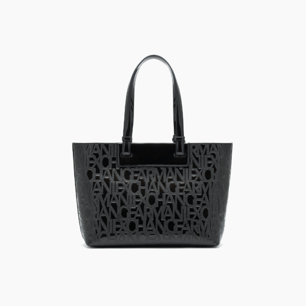 Liz Shopping Patent Black-Armani-Sac-Maroquinerie Fortunas-Mouscron