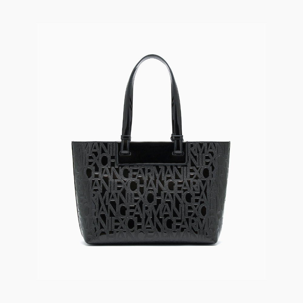 Liz Shopping Patent Black-Armani-Sac-Maroquinerie Fortunas-Mouscron